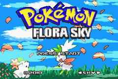Pokemon : Flora Sky (Hack) — Title screen